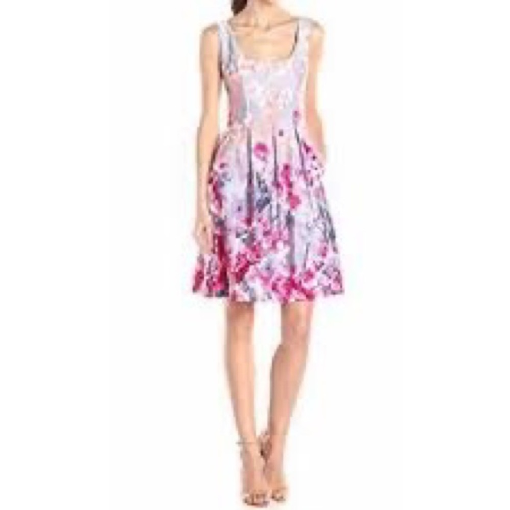 Nine West Purple Floral Dress